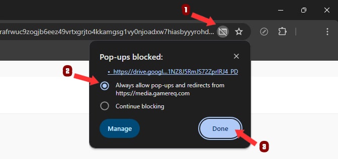 How to fix download button not working - use a good Browser and simply allow the pop-ups.